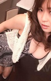 Nozomi Hatsuki Asian gets vibrators in slit before sucking stiffy